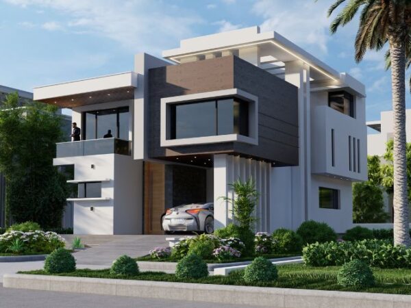 Plan WADU35-6Bedroom Duplex Design on 430sq.m Land