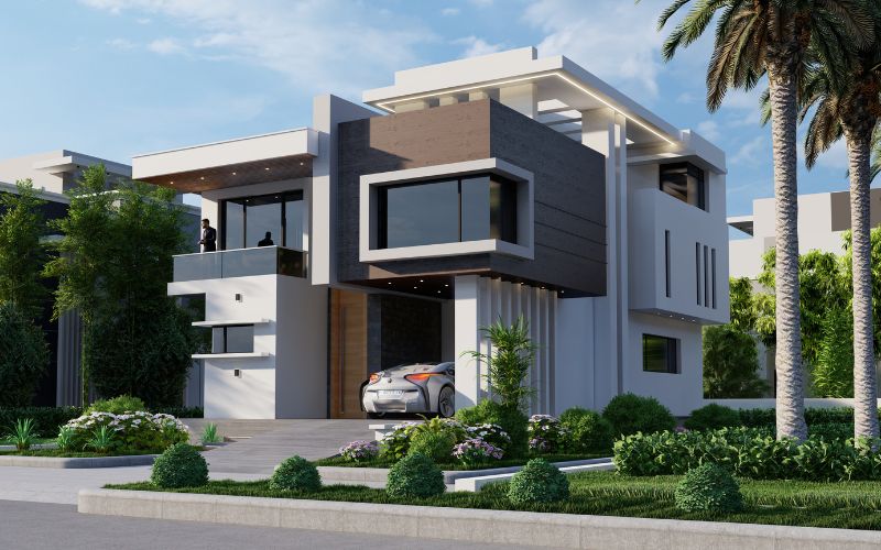 Plan WADU35-6Bedroom Duplex Design on 430sq.m Land