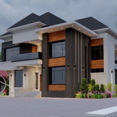 Plan CYDU26-6 Bedroom Duplex on 570 Sq.m Land