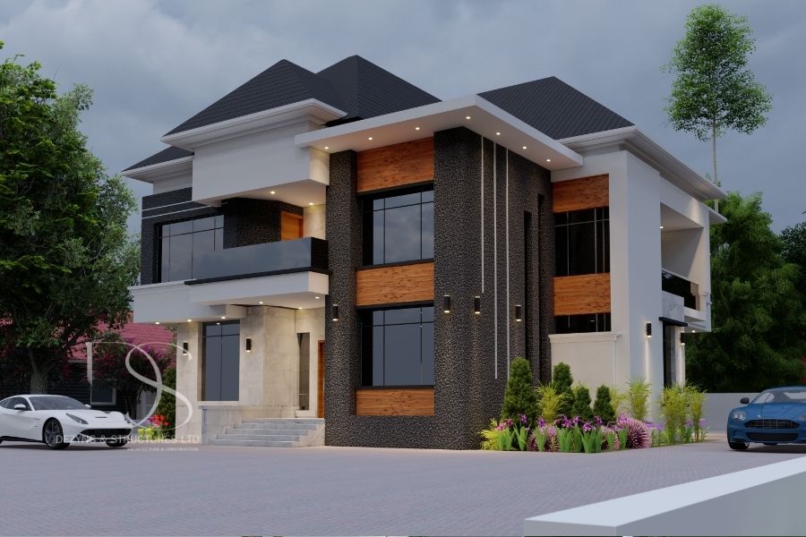 Plan CYDU26-6 Bedroom Duplex on 570 Sq.m Land