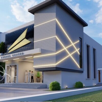 Plan DUEV02-200-300 Seater Event Center on 450 Sq.m Land