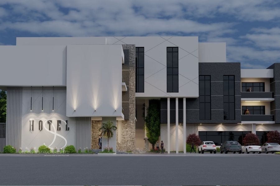 Plan JPHO04-35Room Hotel on 1,950 Sq.m Land