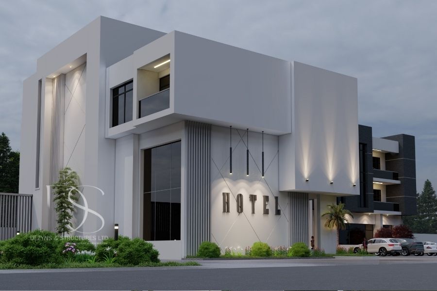 Plan JPHO04-35Room Hotel on 1,950 Sq.m Land