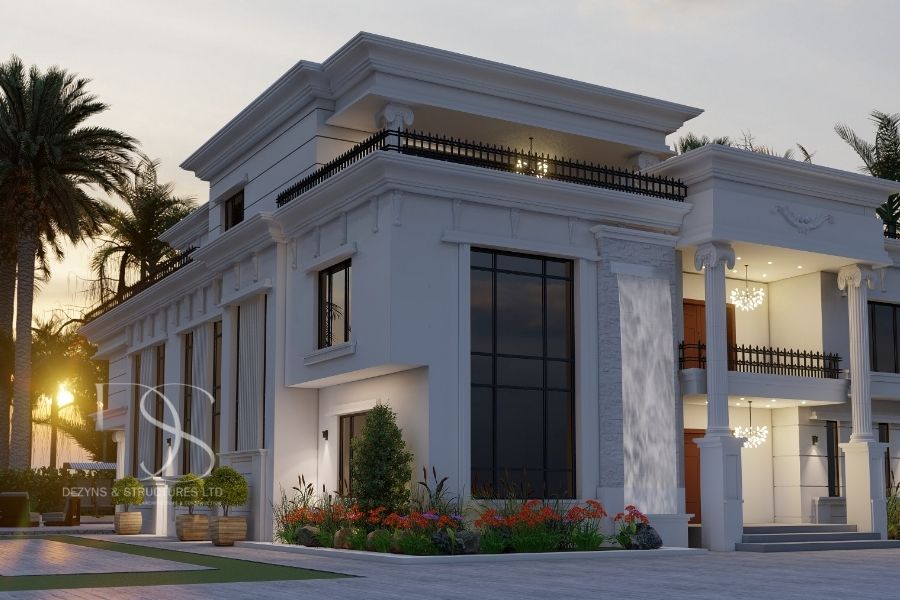 Plan KDDU31-6Bedroom Mansion on 755 Sq.m