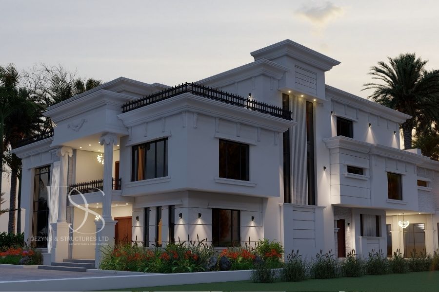 Plan KDDU31-6Bedroom Mansion on 755 Sq.m