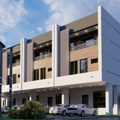Plan KOTE07-4Bedroom Terrace Duplex on 1,241 Sq.m-8Units