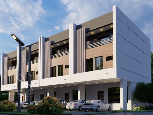 Plan KOTE07-4Bedroom Terrace Duplex on 1,241 Sq.m-8Units