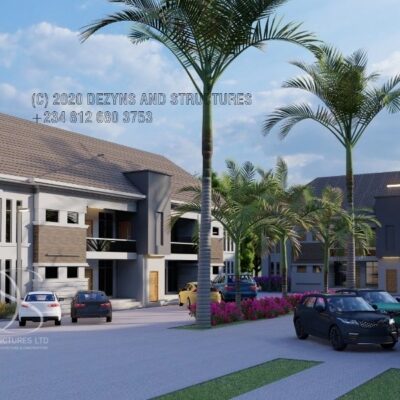 Plan MAFL08-8Units of 3-Bedroom Flats & 4 Units of 2-Bedroom Flats on 2,630 Sq.m Land