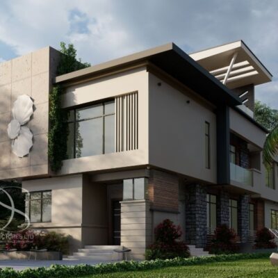 Plan NODU29-4Bedroom Duplex on 392 Sq.m Land
