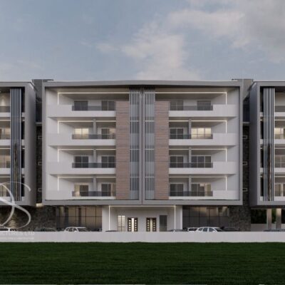 Plan TOFLE26-12 Units of 2-Bedroom Flats & 2 Penthouse Suites on 1,600 Sq.m Land