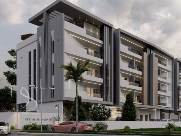 Plan TOFLE26-12 Units of 2-Bedroom Flats & 2 Penthouse Suites on 1,600 Sq.m Land