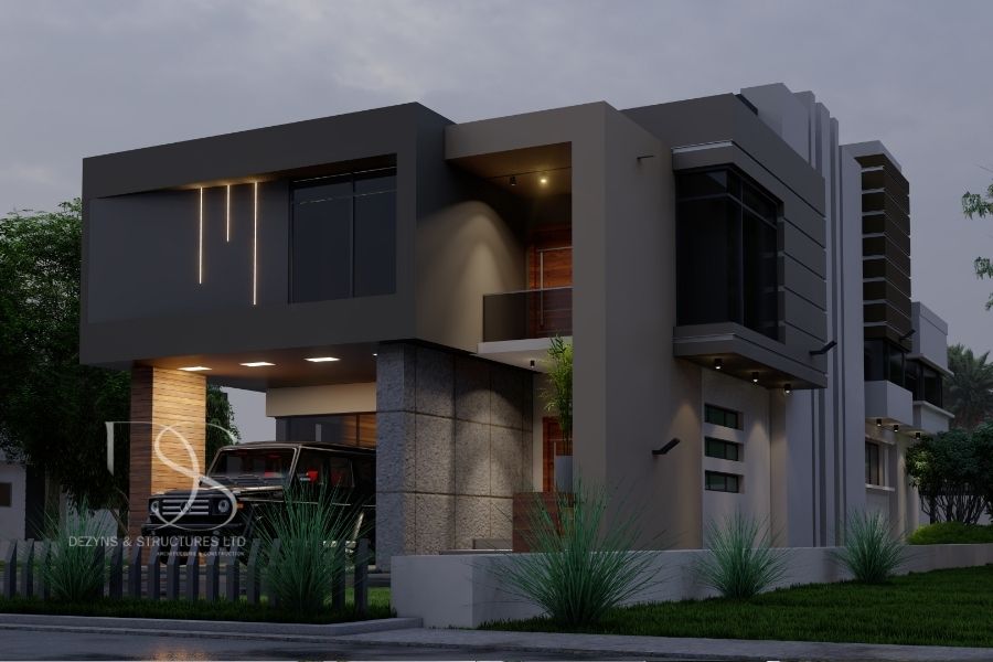 Plan TUDU33-6Bedroom Duplex on 450 Sq.m Land