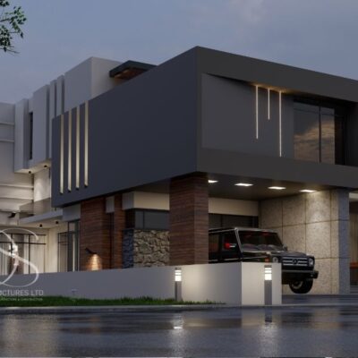 Plan TUDU33-6Bedroom Duplex on 450 Sq.m Land