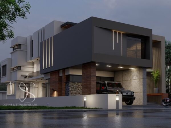 Plan TUDU33-6Bedroom Duplex on 450 Sq.m Land
