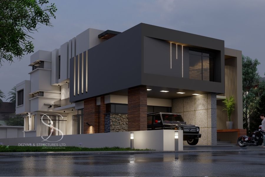 Plan TUDU33-6Bedroom Duplex on 450 Sq.m Land