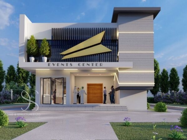 Plan DUEV02-200-300 Seater Event Center on 450 Sq.m Land