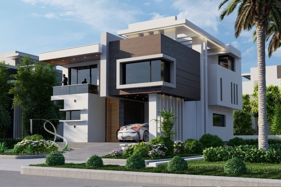Plan WADU35-Duplex Design on 430Sq.m Land