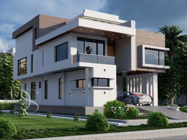 Plan WADU35-Duplex Design on 430Sq.m Land
