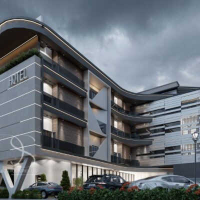 ALHO16 1 Plan ALHO16-41Room Hotel Architectural Plan on 1,800 Sq.m Land