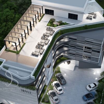 ALHO16 Plan ALHO16-41Room Hotel Architectural Plan on 1,800 Sq.m Land