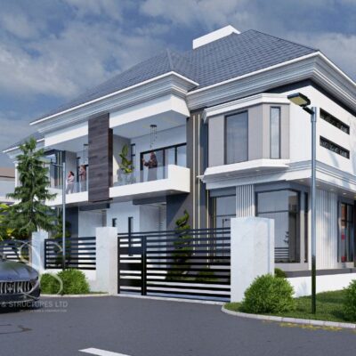 Semi-Detached Duplex Architectural Plan Semi-Detached Duplex Architectural Plan
