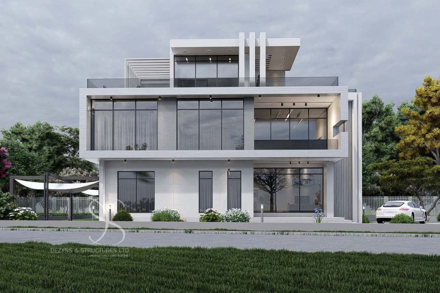 Bedroom Duplex Architectural Plan