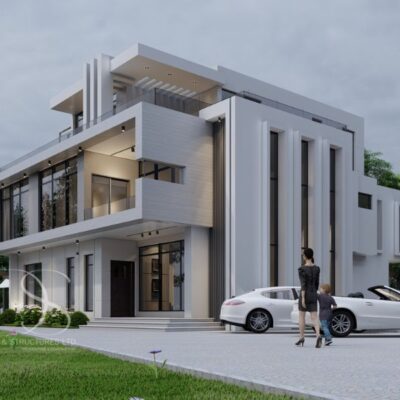 Bedroom Duplex Architectural Plan