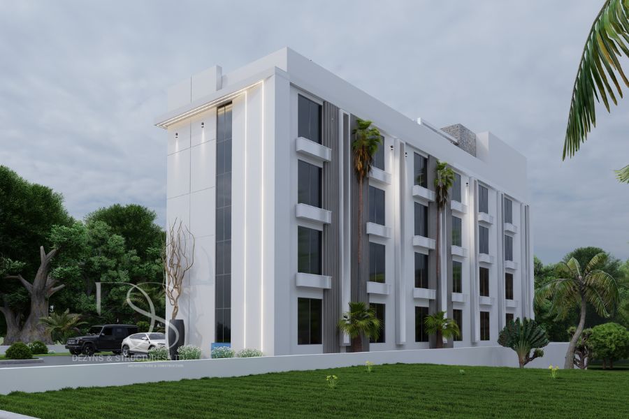 Plan CHHO17-38Room Hotel Architectural Plan on 1,800 Sq.m Land
