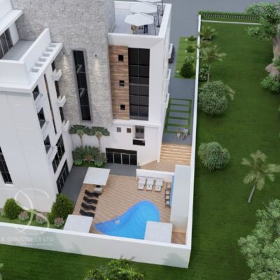Plan CHHO17-38Room Hotel Architectural Plan on 1,800 Sq.m Land