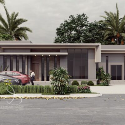 Plan DABU12-4Bedroom Bungalow Architectural Plan on 900 Sq.m Land