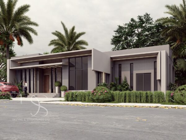 Plan DABU12-4Bedroom Bungalow Architectural Plan on 900 Sq.m Land