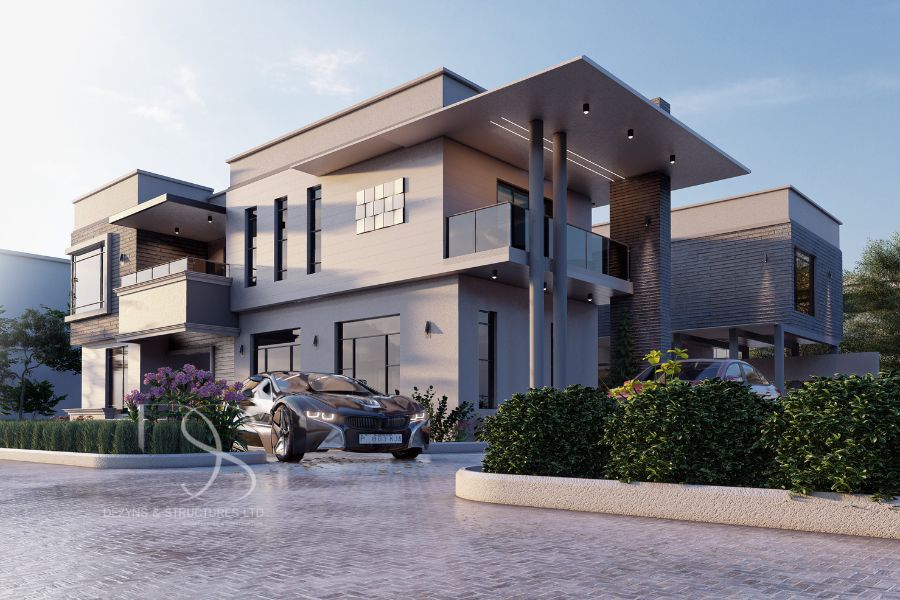 Plan DADU70-5Bedroom Duplex on 900 Sq.m Land