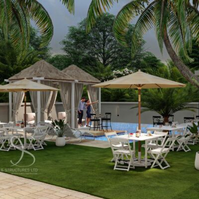 Plan DAHO19-68Room Hotel with Luxury 3-Bedroom Penthouse Duplex on 2,800 Sq.m Architectural Plan