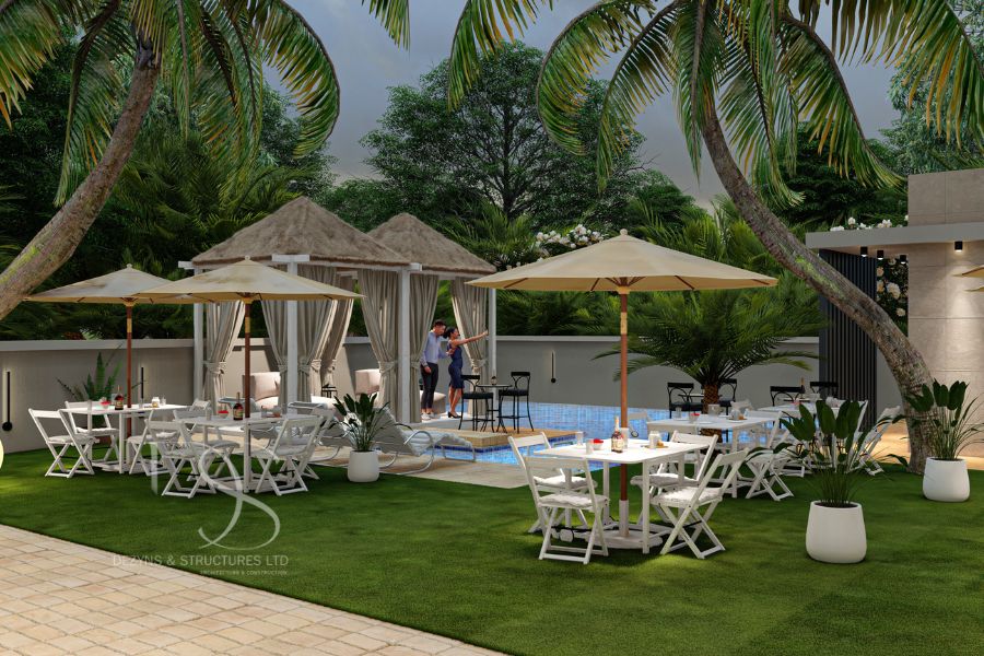 Plan DAHO19-68Room Hotel with Luxury 3-Bedroom Penthouse Duplex on 2,800 Sq.m Architectural Plan
