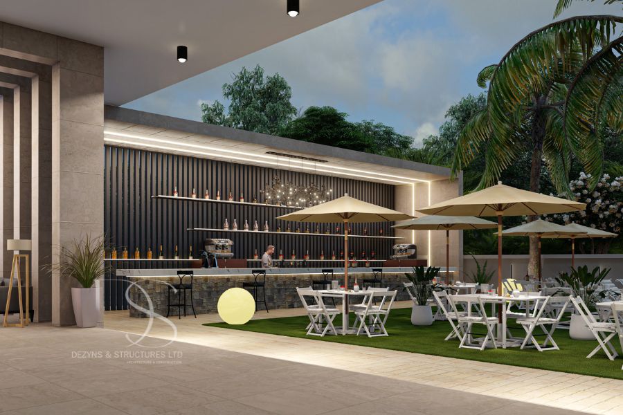 Plan DAHO19-68Room Hotel with Luxury 3-Bedroom Penthouse Duplex on 2,800 Sq.m Architectural Plan