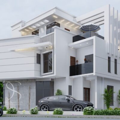 Plan JEDU57-4Bedroom Duplex Design on 290 Sq.m Land