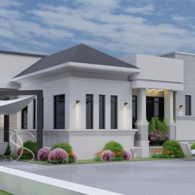 Plan MUBU11-3Bedroom Bungalow with 2Bedroom on 900 Sq.m Land