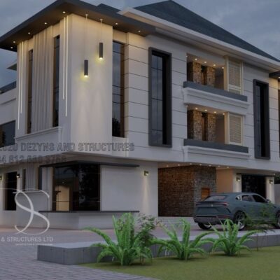 Plan NAFL22-10Unit Apartment Design Building on 480 Sq.m Land
