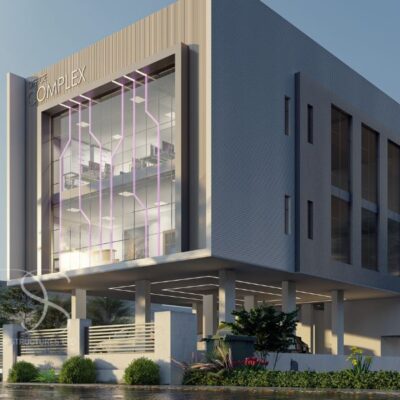 Plan OOOF03-Office and Residential Complex – 8 Office Spaces & 2 Self-Contained Units on 450 Sq.m Land