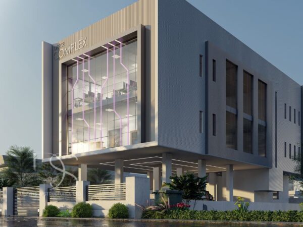 Plan OOOF03-Office and Residential Complex – 8 Office Spaces & 2 Self-Contained Units on 450 Sq.m Land