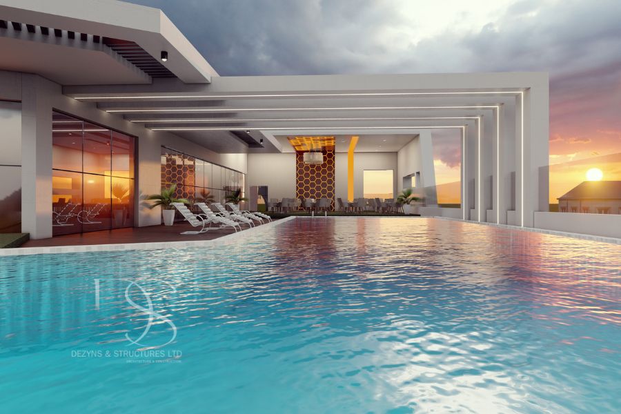 Plan PEMA04-Shopping Mall with Multipurpose Hall, Restaurants, Lounge & Basement Parking on 2,450 Sq.m Land