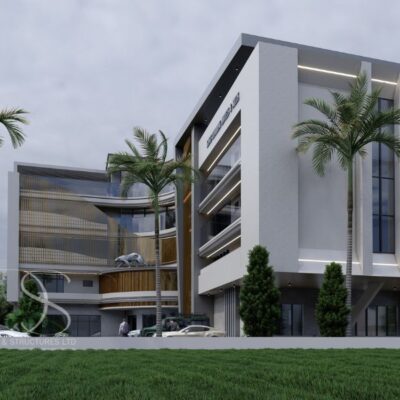Plan RAHO15-30Room Hotel with 3 Units of 1-Bedroom Duplex Apartments on 2,500 Sq.m Land
