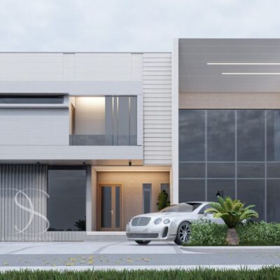 Plan SIDU72-4Bedroom Duplex on 690 Sq.m Land