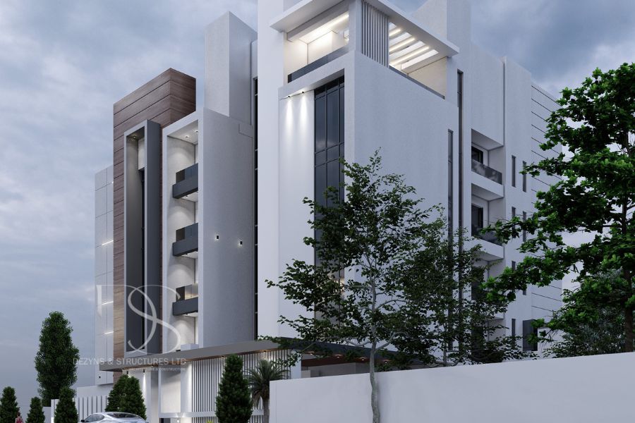 Plan STFL25-Apartment Complex with Premium Units and Exclusive Amenities on 1,400 Sq.m Land