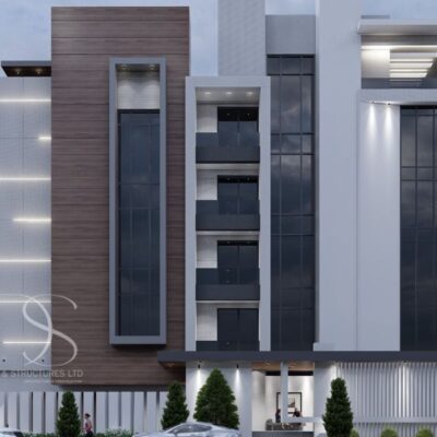 Plan STFL25-Apartment Complex with Premium Units and Exclusive Amenities on 1,400 Sq.m Land