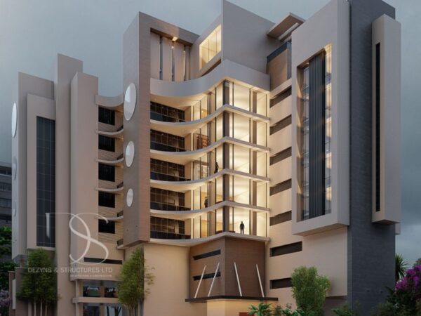 Plan TUFL23-40Units Apartment Complex with Duplex Penthouse on 2,400 Sq.m Land