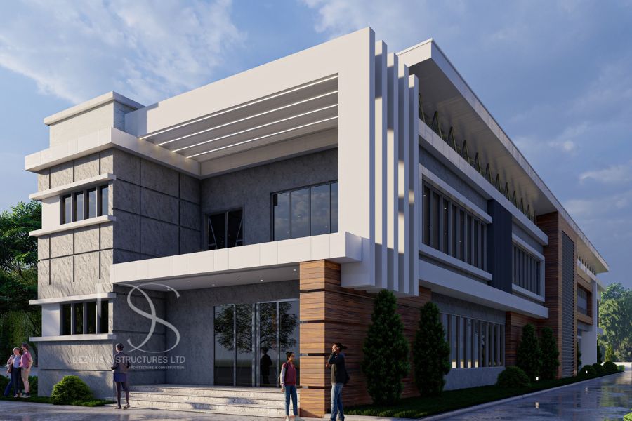 Plan UGEV05-500Seater Event Hall Architectural Plan on 1,200 Sq.m Land