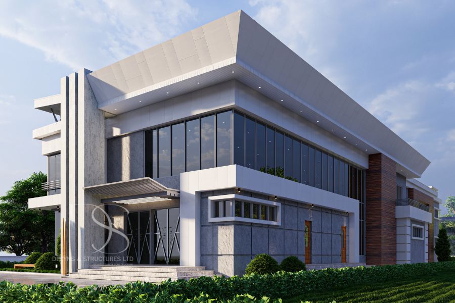 Plan UGEV05-500Seater Event Hall Architectural Plan on 1,200 Sq.m Land