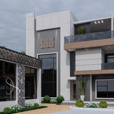 Plan YUDU63-4Bedroom Duplex Architectural Plan on 480 Sq.m Land